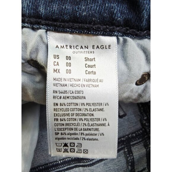 American Eagle Outfitters Size 00 Short Womens 30" Inseam Festival Slit Flare - Picture 8 of 14